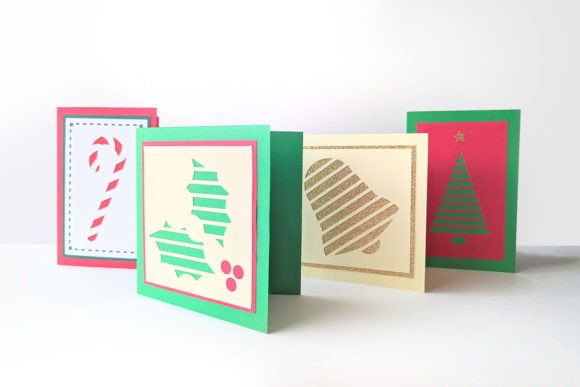 Download Papercut Christmas Card SVG Set - Papercut Collection