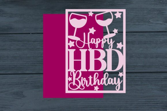 Download Happy Birthday Card Svg, HBD Papercut - Papercut Collection